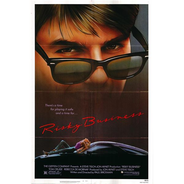 Risky Business original 1983 vintage one sheet movie poster