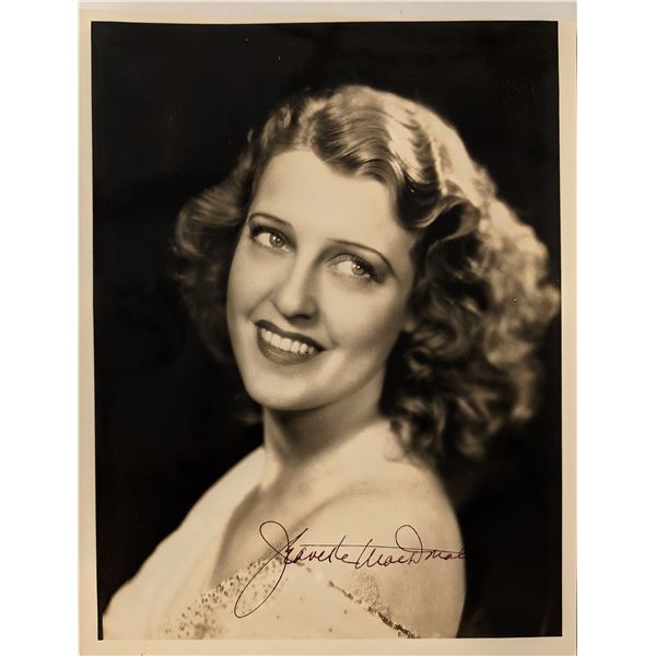 Jeanette MacDonald signed photo