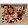 Image 1 : In the Good Old Summertime original 1949 vintage lobby card
