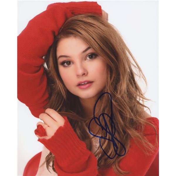 Stefanie Scott signed photo