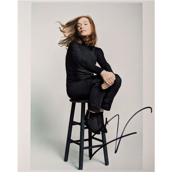 Isabelle Huppert signed photo
