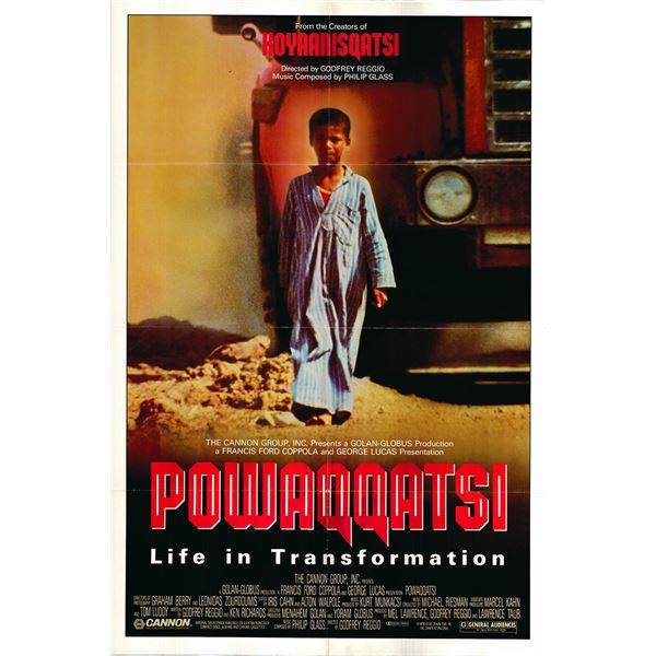 Powaqqatsi original 1988 vintage one sheet movie poster