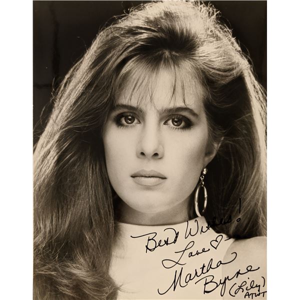 Martha Byrne signed photo