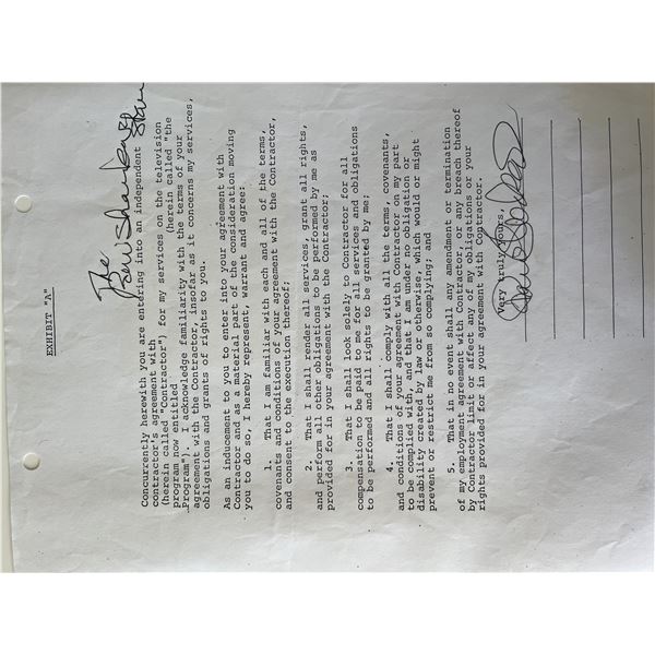 Ravi Shankar signed contract