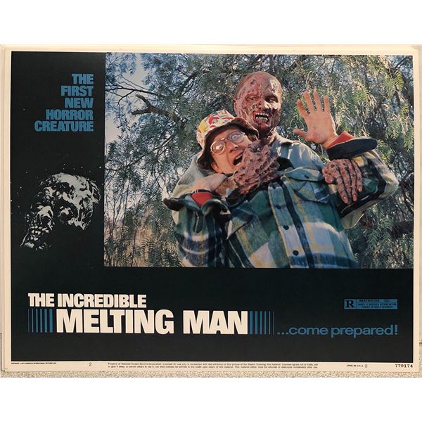 The Incredible Melting Man original 1977 vintage lobby card