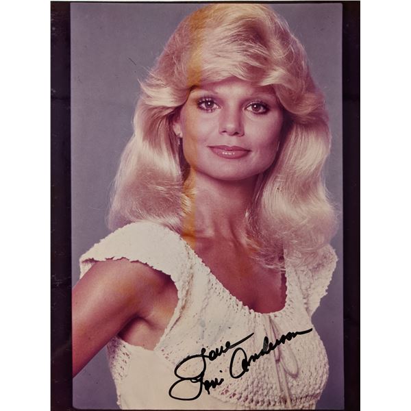 Loni Anderson signed photo