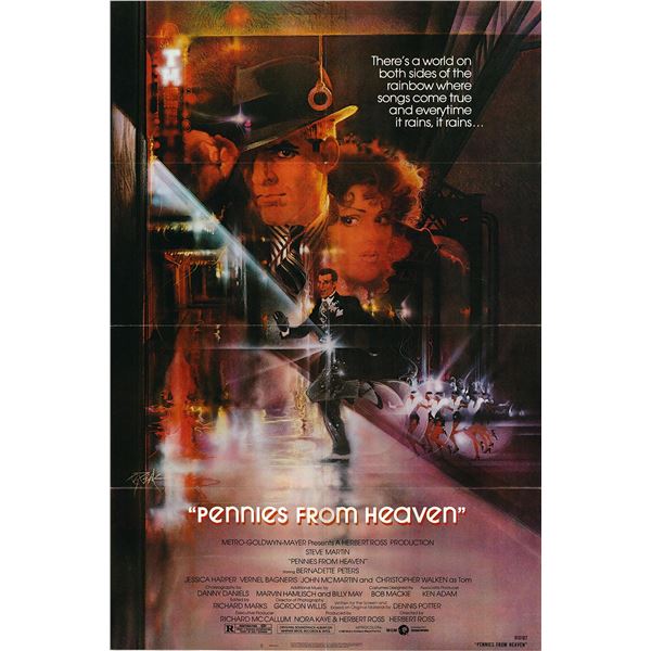 Pennies from Heaven original 1981 vintage one sheet movie poster