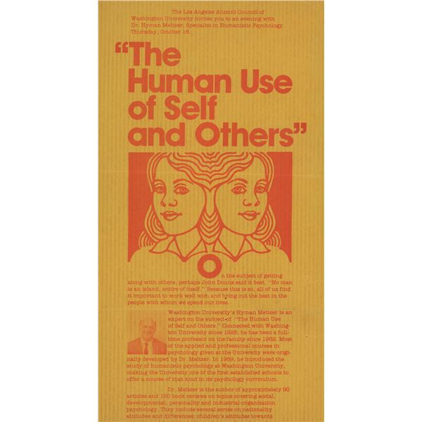 Hyman Meltzer signed ticket