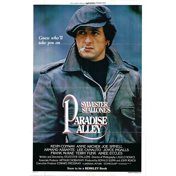 Paradise Alley original 1978 vintage one sheet movie poster