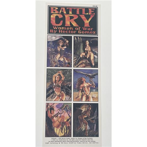 Battle Cry: Women of War Portfolio Comic Art - Hector Gomez, 1995