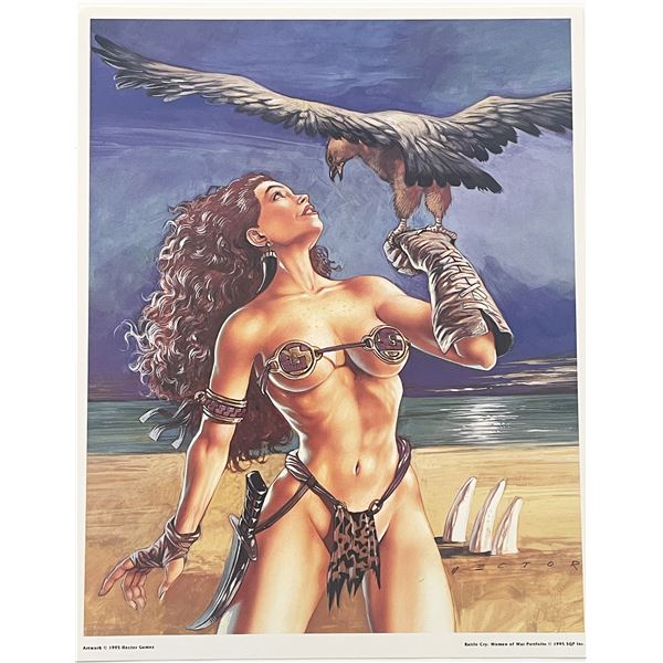 Battle Cry: Women of War Portfolio Comic Art - Hector Gomez, 1995