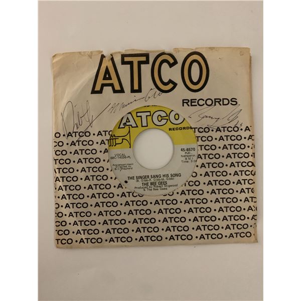 The Bee Gees signed 45 RPM