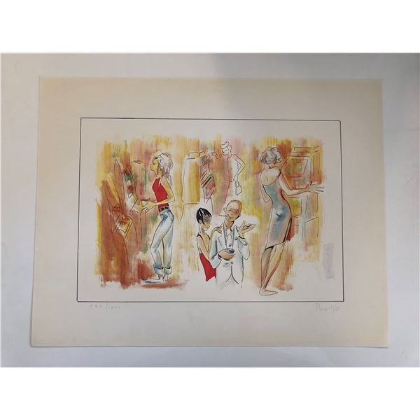 Piroska Kevesi Hand Signed Lithograph - Slot Machines