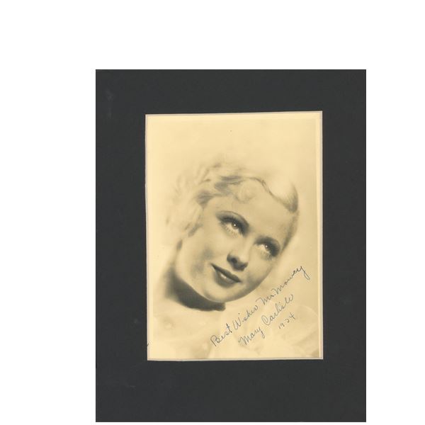 Mary Carlisle signed photo