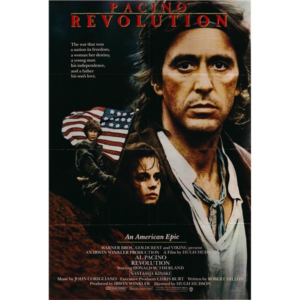 Revolution original 1985 vintage one sheet movie poster