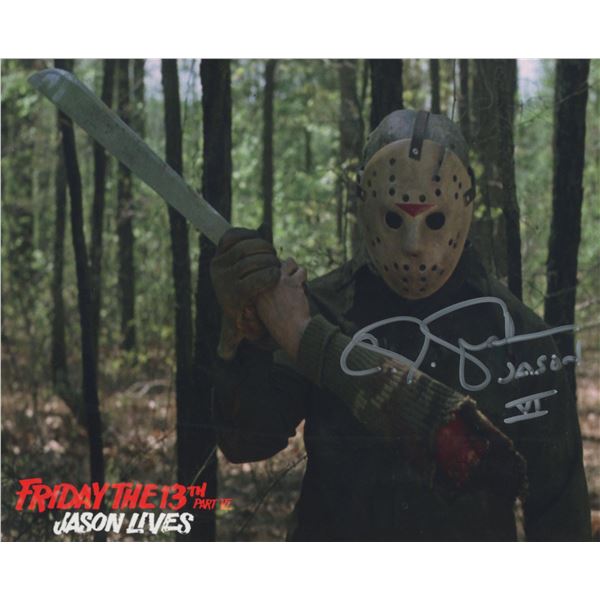 Friday the 13th Part VI Jason Lives signed movie photo