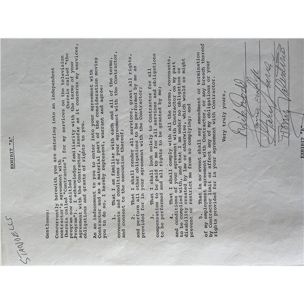 The Standells signed contract