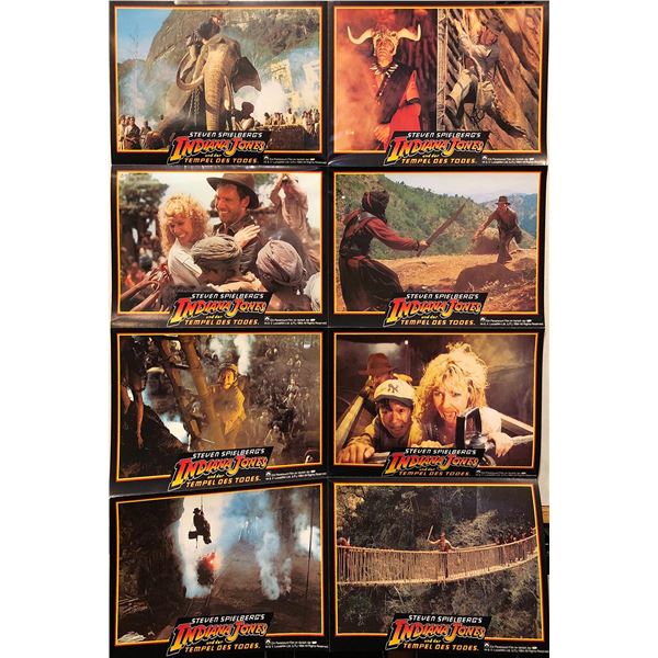 Indiana Jones and the Temple of Doom original 1984 vintage German lobby card