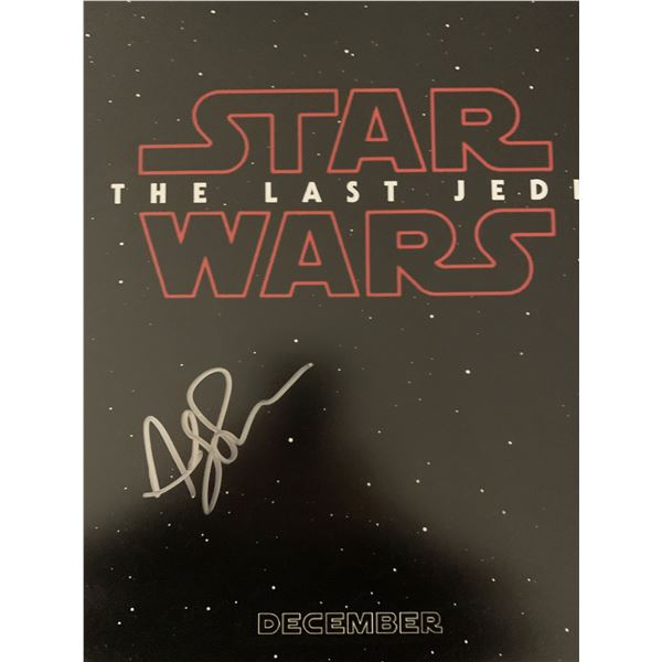 Star Wars: The Last Jedi Andy Serkis signed photo
