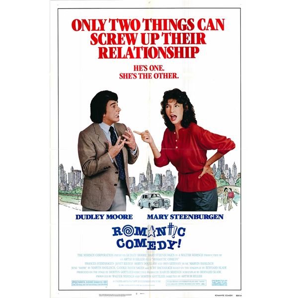 Romantic Comedy original 1983 vintage one sheet movie poster