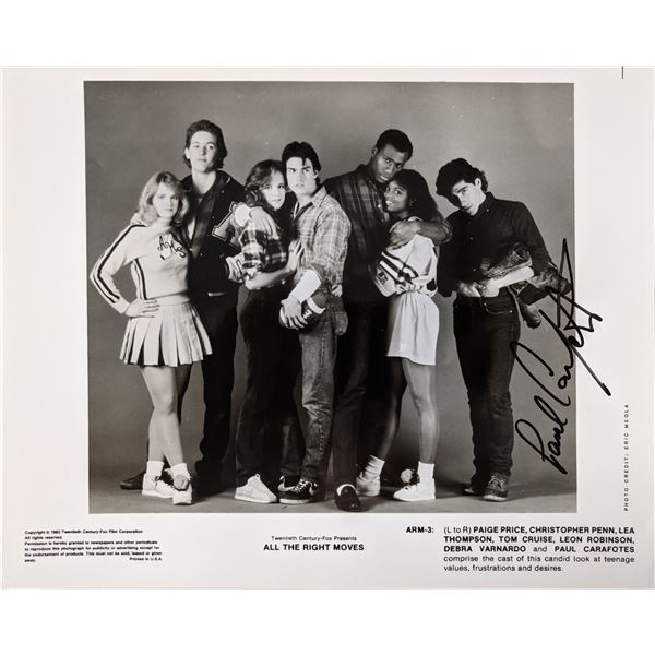 All the Right Moves signed photo