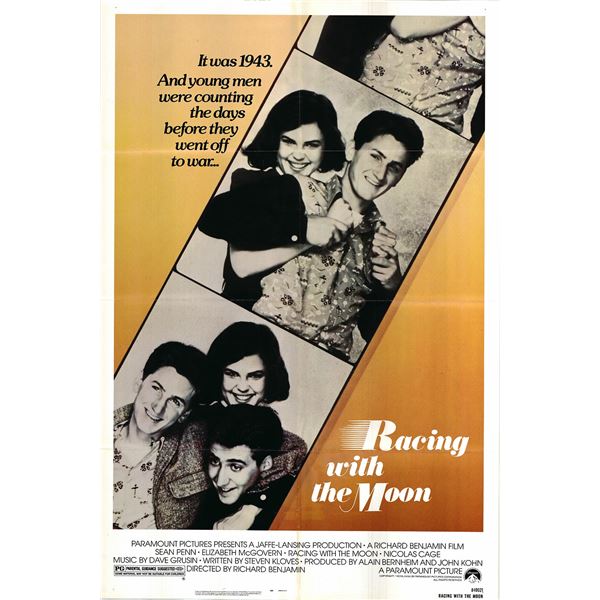 Racing with the Moon original 1984 vintage one sheet movie poster