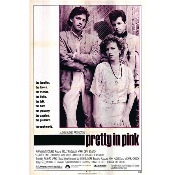 Pretty in Pink original 1989 vintage one sheet movie poster