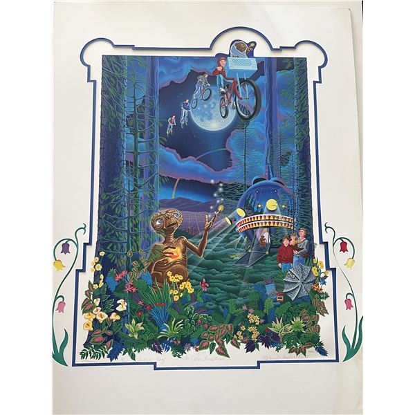 E.T. Mounted Artwork by  Melanie Taylor Kent
