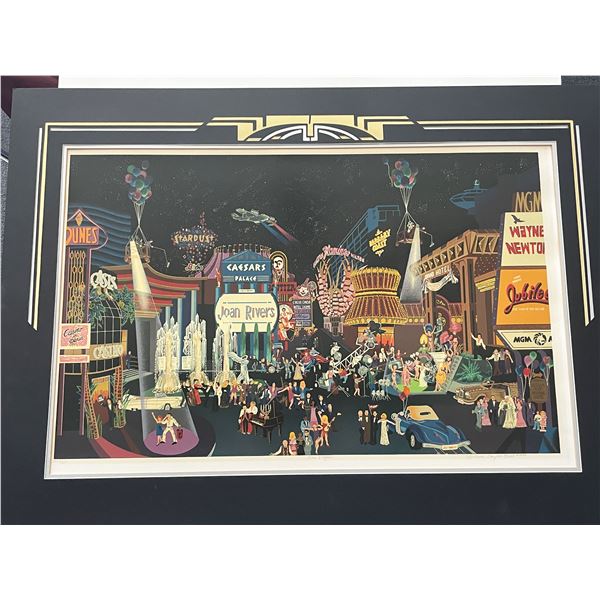 Las Vegas Pop Art Print by Melanie Taylor Kent