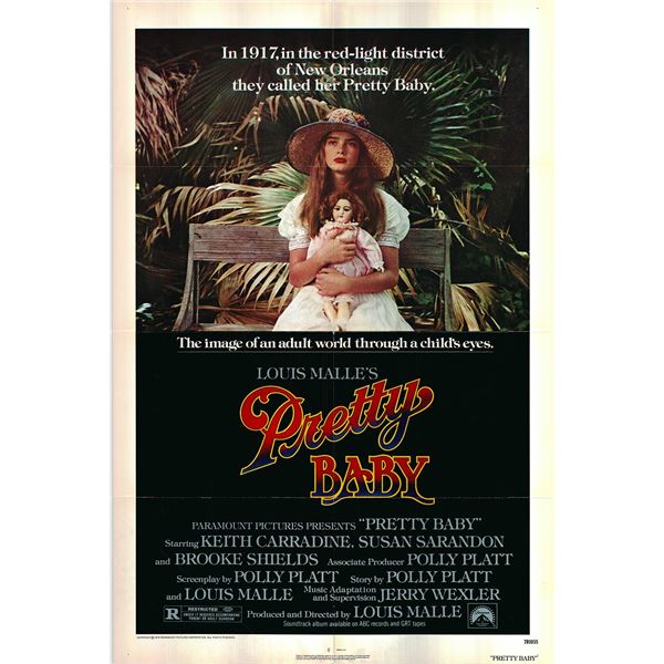 Pretty Baby original 1978 vintage one sheet movie poster