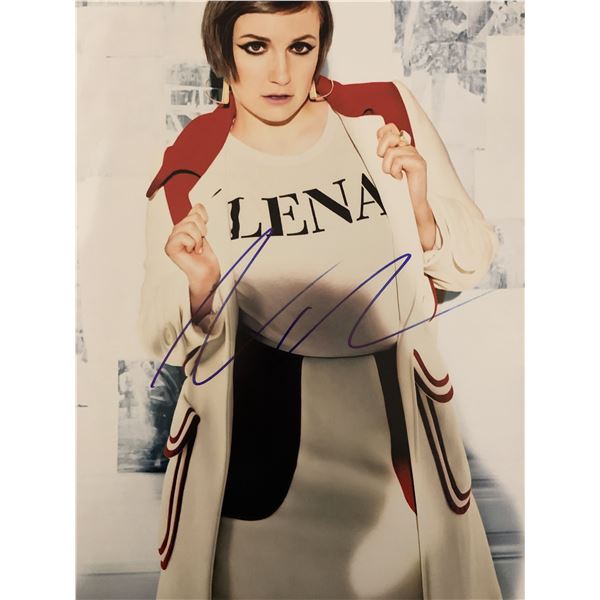 Lena Dunham signed photo