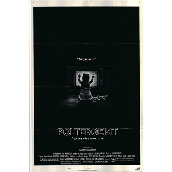 Poltergeist original 1982 vintage one sheet movie poster