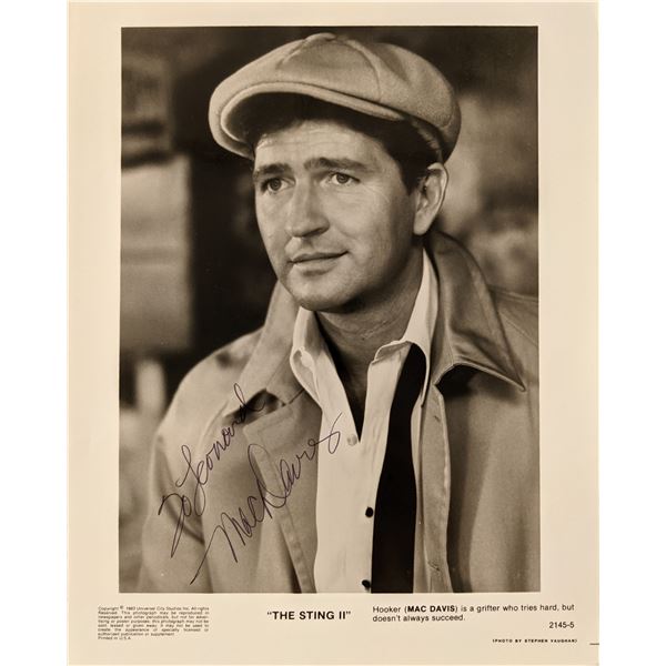 Mac Davis signed photo