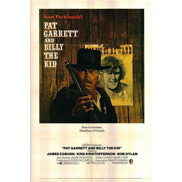 Pat Garrett and Billy the Kid original 1973 vintage one sheet movie poster