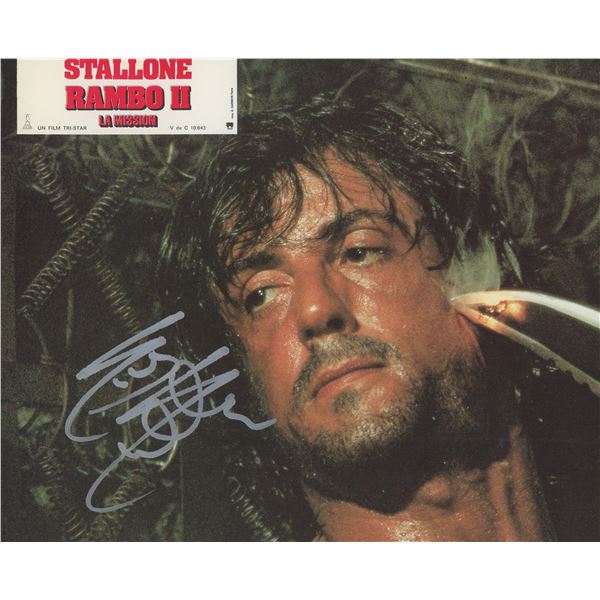 Rambo: First Blood Part II signed movie photo