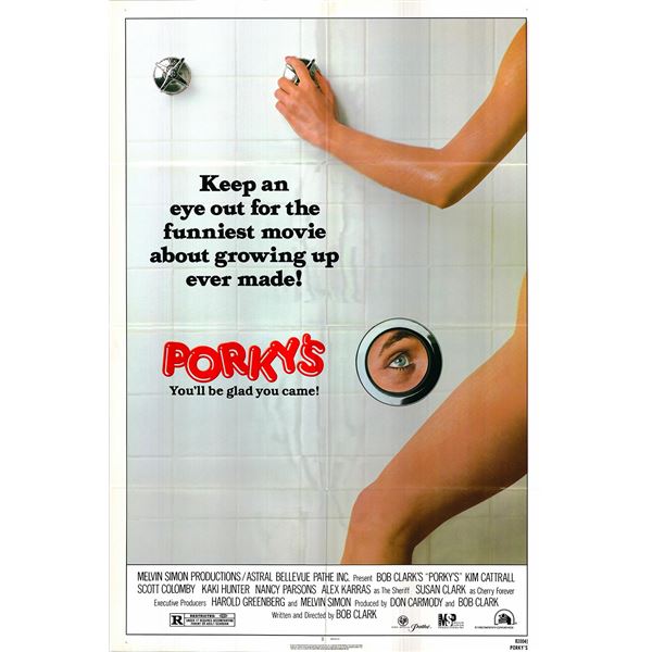 Porky's original 1982 vintage one sheet movie poster