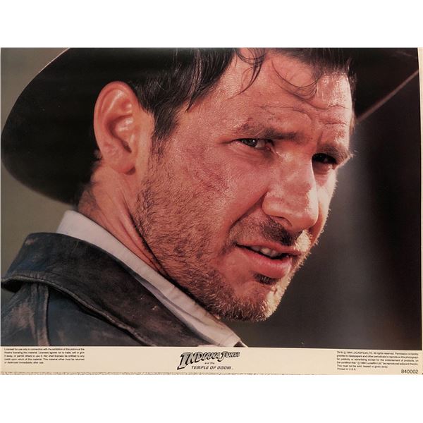 Indiana Jones and the Temple of Doom original 1984 vintage lobby card