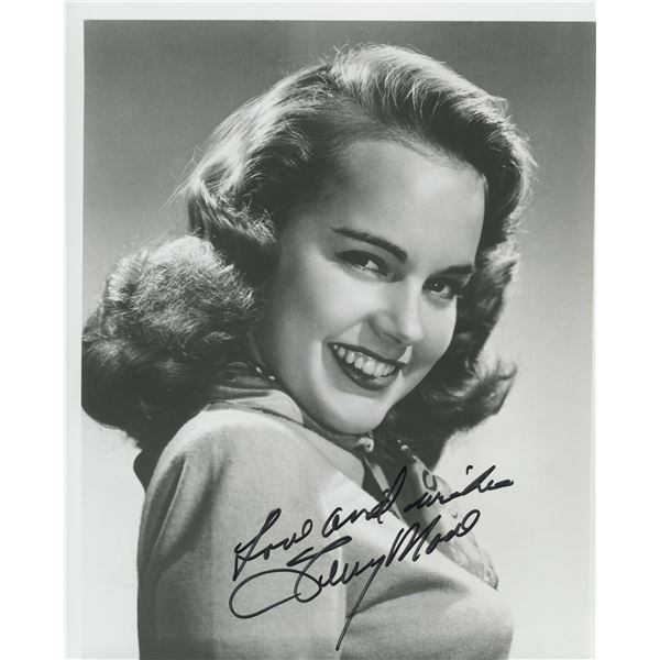 Terry Moore signed photo