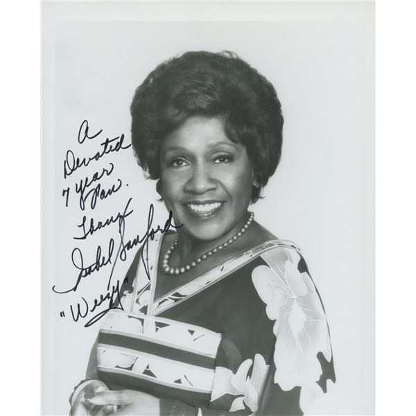 The Jeffersons Isabel Sanford signed photo