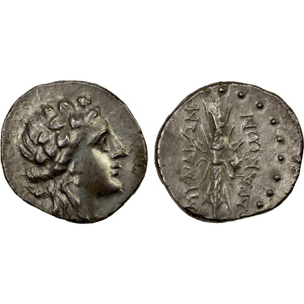 CARIA: Myndos, AR hemidrachm (2.14g), ca. 2nd-1st century BC, EF