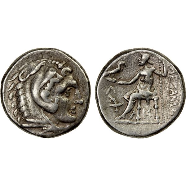 MACEDONIAN KINGDOM: Alexander III "the Great", 336-323 BC, AR tetradrachm (17.10g), Amphipolis, ca. 