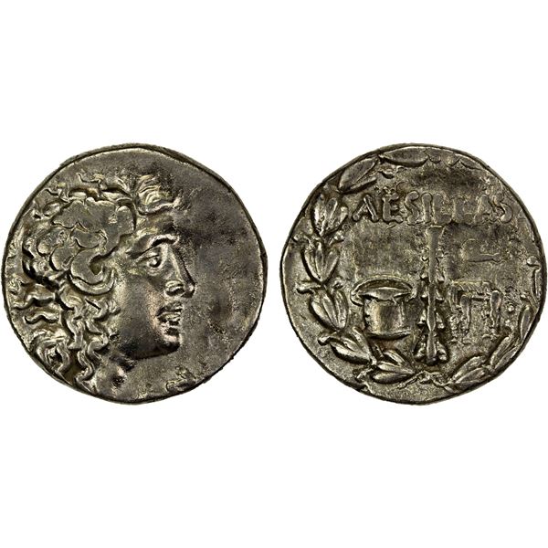 MACEDON (ROMAN): Aesillas, quaestor, AR tetradrachm (15.60g), ca. 95-70 BC, VF