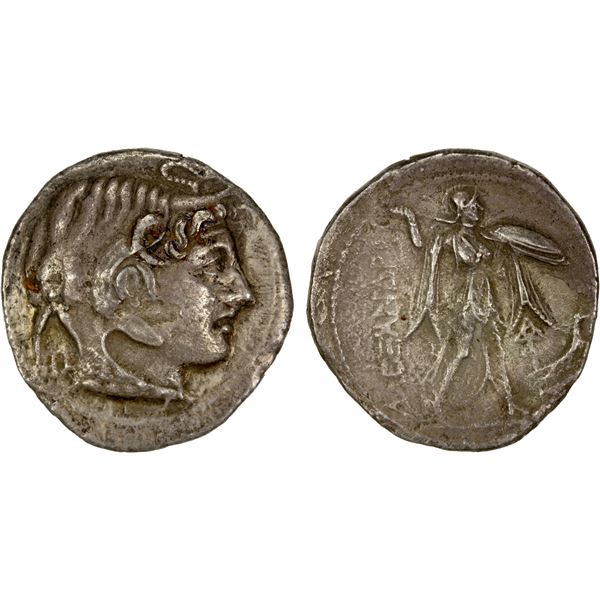 PTOLEMAIC: Ptolemy I, satrap, 323-305 BC, AR tetradrachm (14.33g), Alexandria, ca. 311-305 BC, VF
