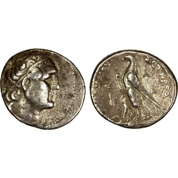 PTOLEMAIC: Ptolemy II Philadelphos, 285-246 BC, AR tetradrachm (13.91g), Tyre, year 30 (256/5 BC), F