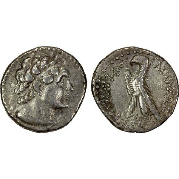 PTOLEMAIC: Ptolemy VI Philometor, 163-145 BC, AR didrachm (6.90g), uncertain Cypriot mint, year 105