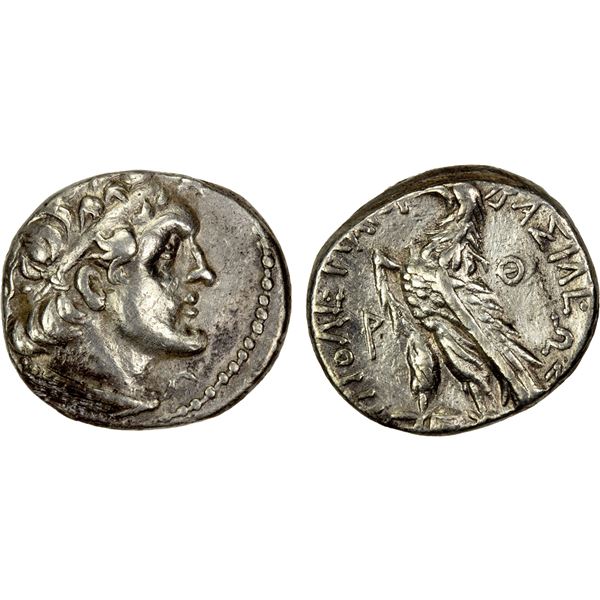 PTOLEMAIC: Ptolemy VI Philometor, 163-145 BC, AR didrachm (6.92g), uncertain Cypriot mint, year 109