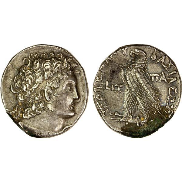 PTOLEMAIC: Ptolemy X Alexander I, 101-88 BC, AR tetradrachm (13.99g), Alexandria, year 17 (98/7 BC),