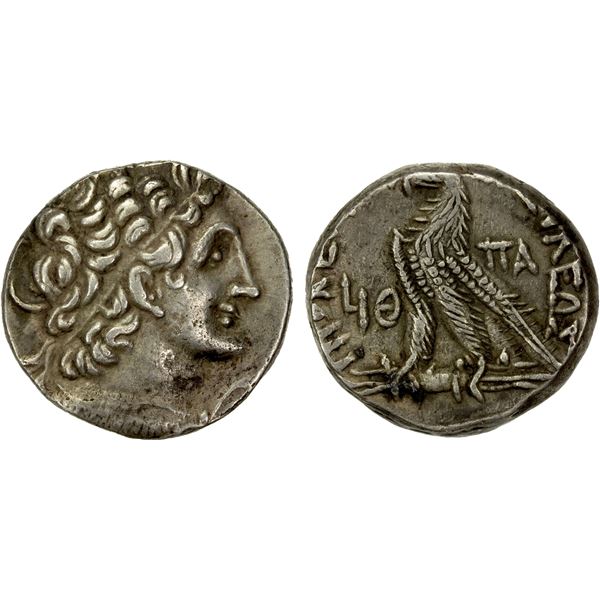PTOLEMAIC: Ptolemy X Alexander I, 101-88 BC, AR tetradrachm (14.10g), Alexandria, year 19 (96/5 BC),