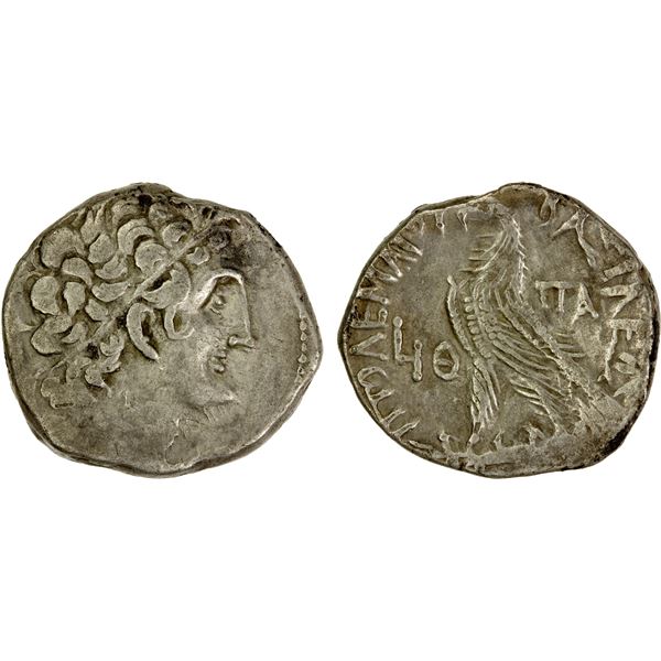 PTOLEMAIC: Ptolemy X Alexander I, 101-88 BC, AR tetradrachm (12.86g), Alexandria, year 19 (96/5 BC),
