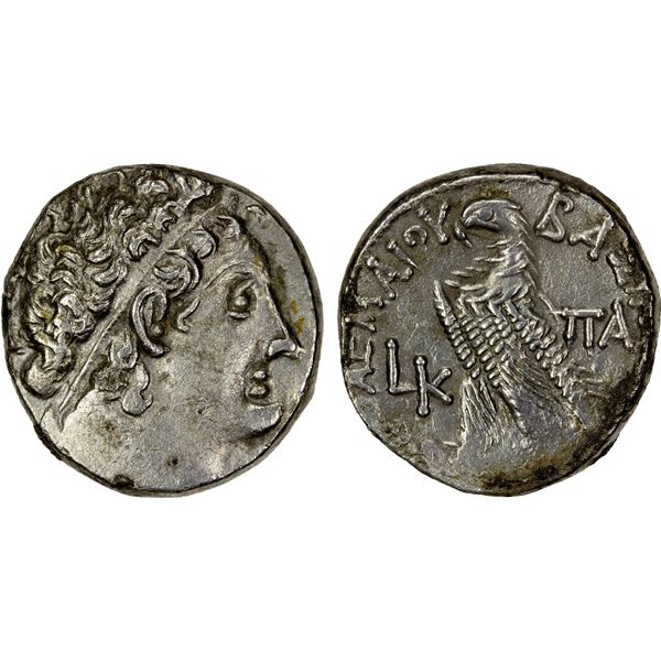 PTOLEMAIC: Ptolemy X Alexander I, 101-88 BC, AR tetradrachm (13.75g), Alexandria, year 20 (95/4 BC),